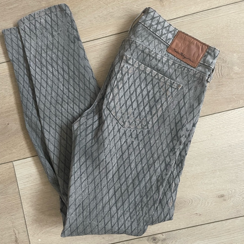 True Religion Waxed Patterned Denim